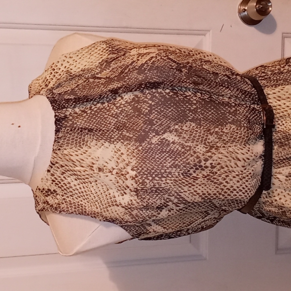 Animal Print Dress